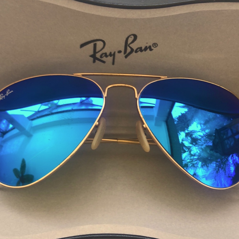 Authentic Ray Ban womens aviator sunglasses